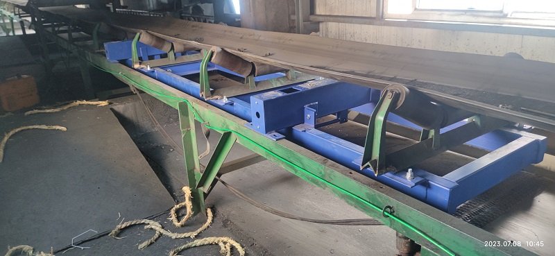 fully suspended electronic belt scale