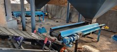 Two weighing feeders have been installed and debugged, with a complete process and small errors!