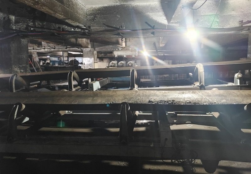 Explosion proof belt scale for coal washing plant